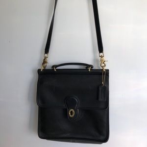 Vintage COACH black crossbody bag